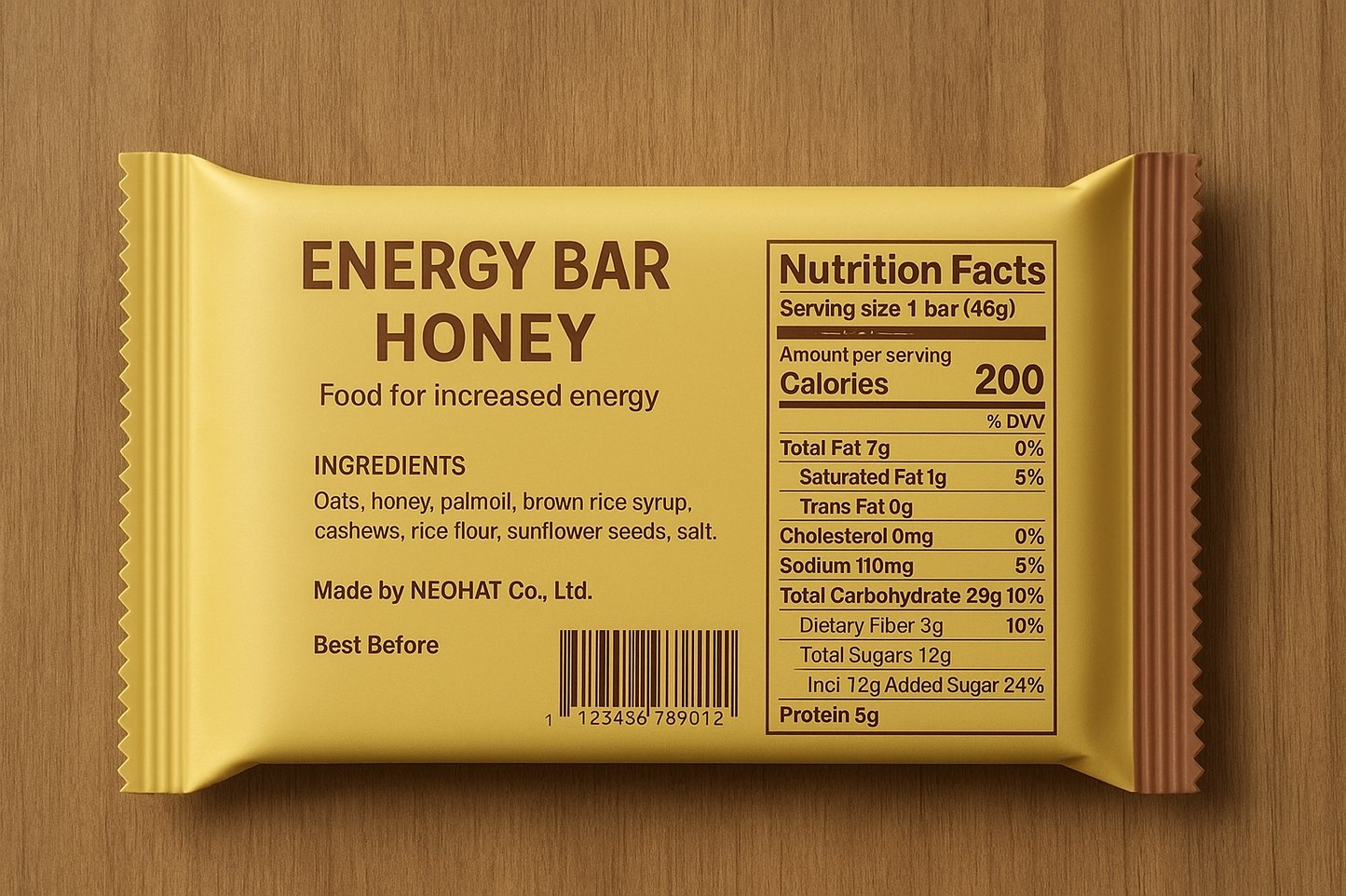 Cereal Bars - Honey flavor