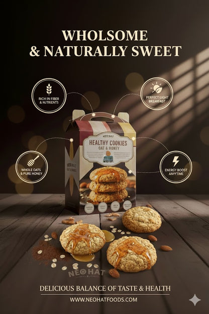 Healthy Cookies-Oat-honey